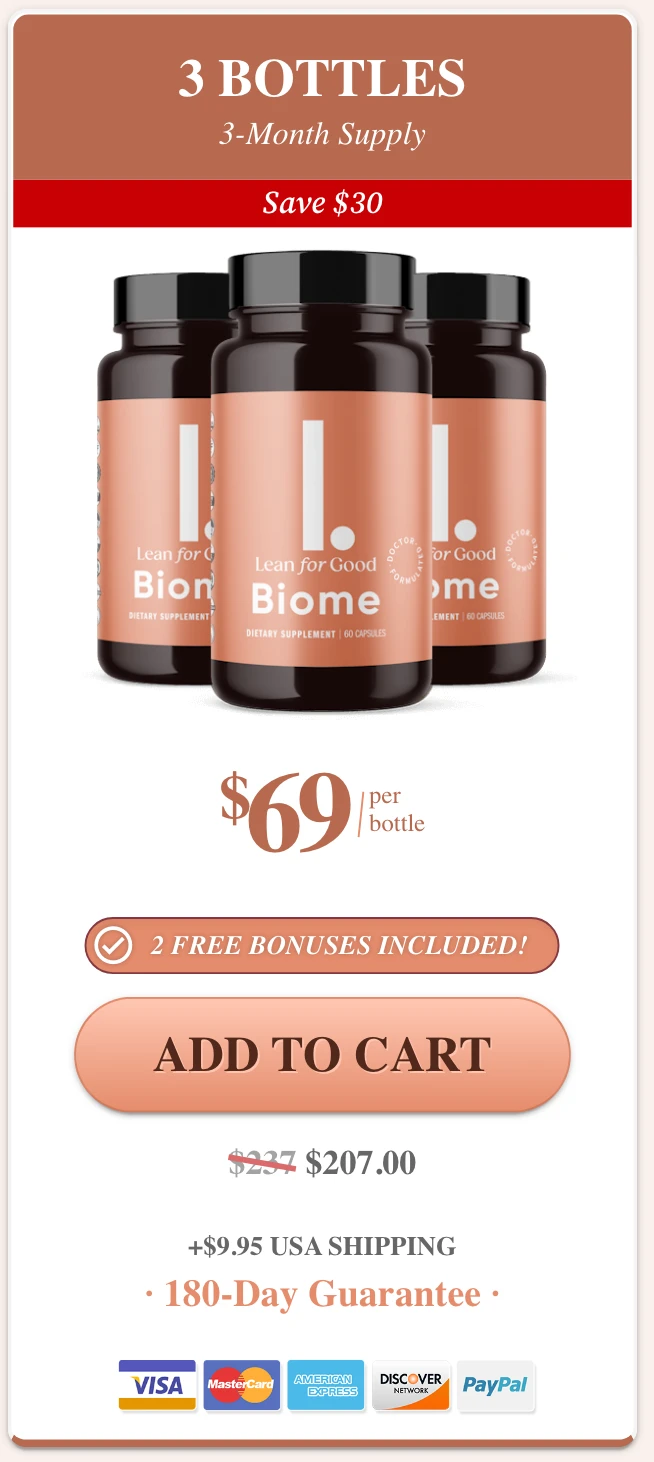 LeanBiome 3 bottles